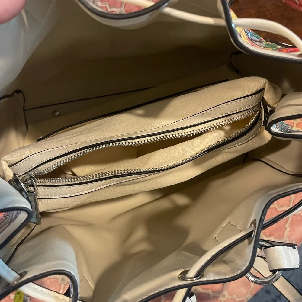 Gattinoni Roma Italy Floral Tote Bag - Picture 8 of 9